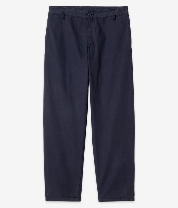 Carhartt WIP Calder Pant Dothan Poplin Hose (dark navy garment dyed)