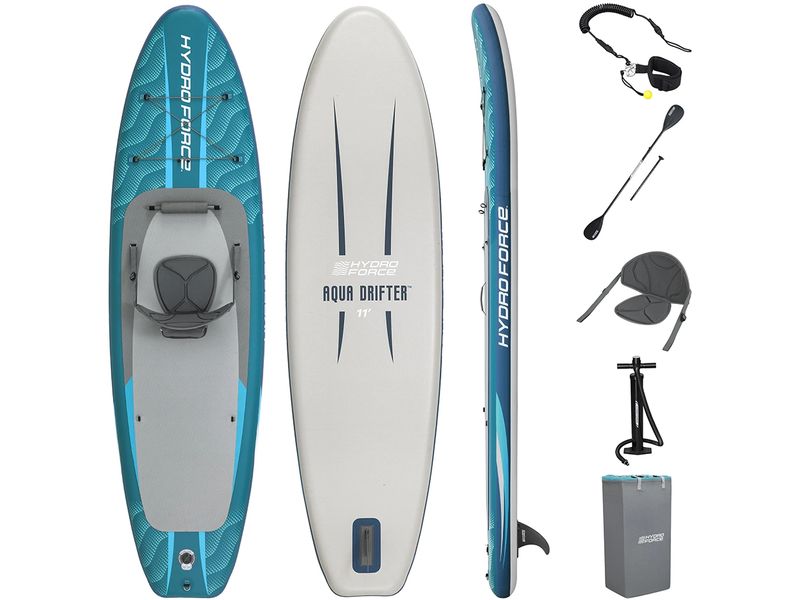 Bestway Allround Board-Set Aqua Drifter mit Sitz, 335 cm Allround SUP Board-Set mit Sitz