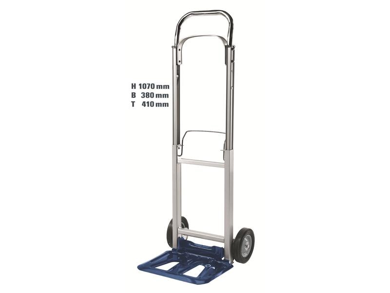 Einhell Sackkarre BT-HT 90 kg klappbare Auflageschaufel Aluminium-Sackkarre