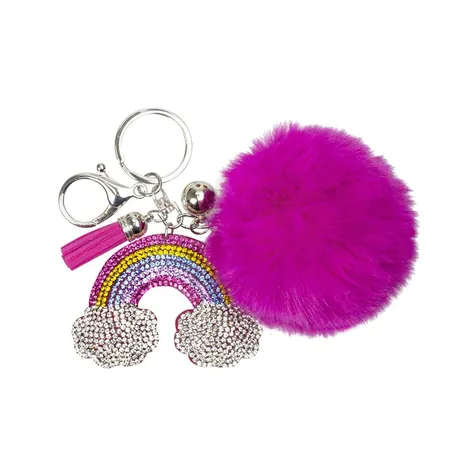 Trendhaus City&Style Schlüsselanhänger Pom Pom, 1 Stück, sortiert