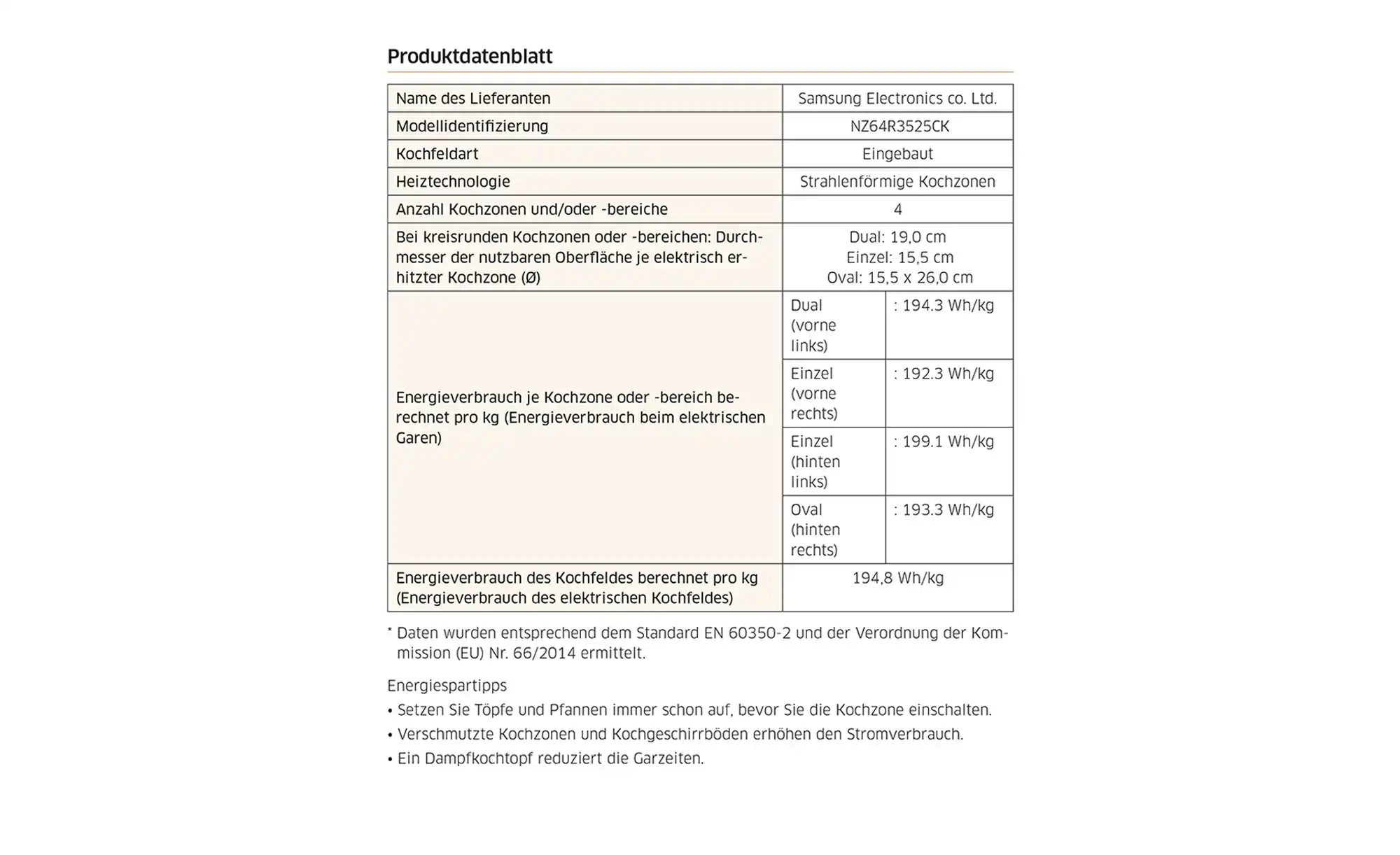 Samsung Einbau-Herdset F-NB69R3301RS