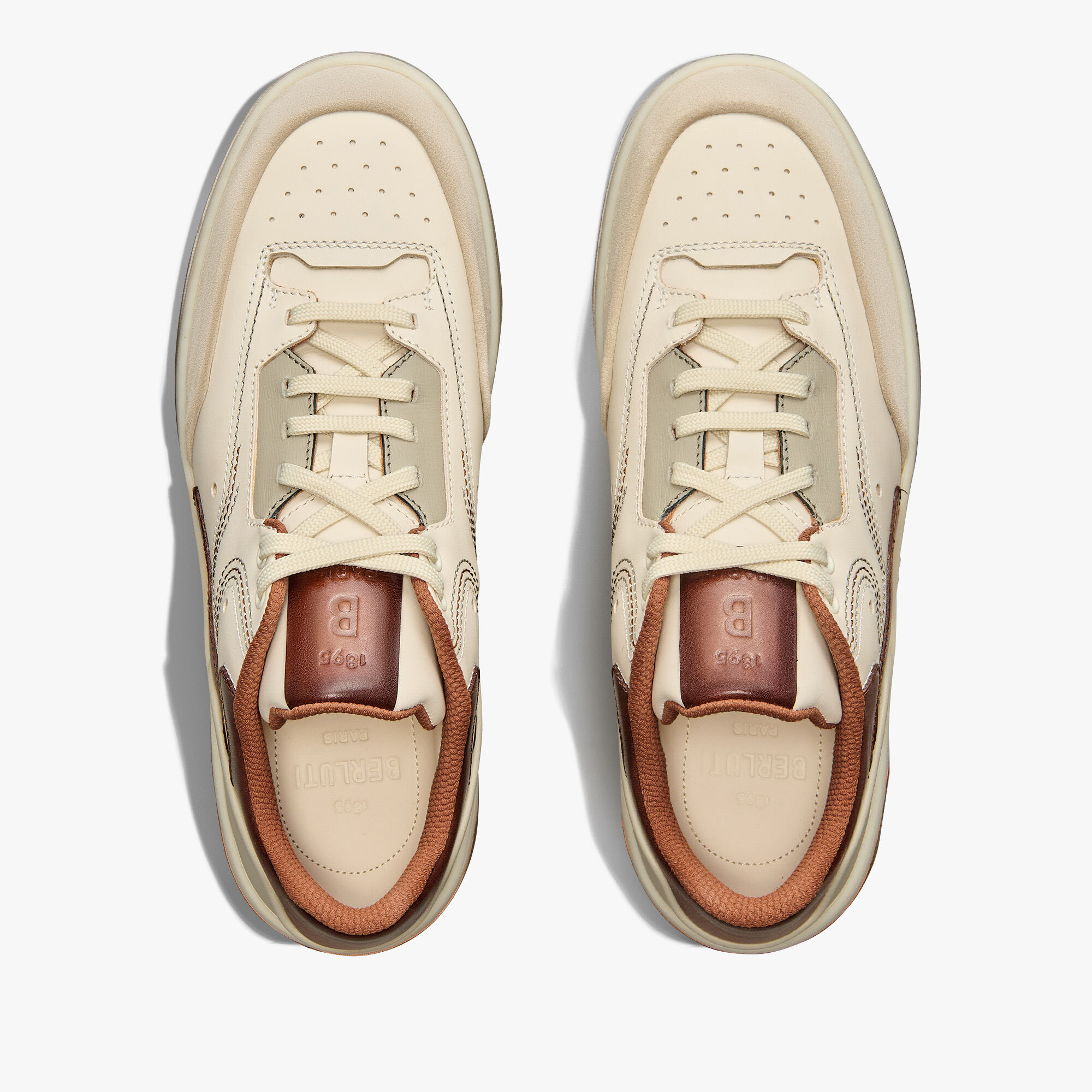 Sneaker Playoff En Cuir Scritto
