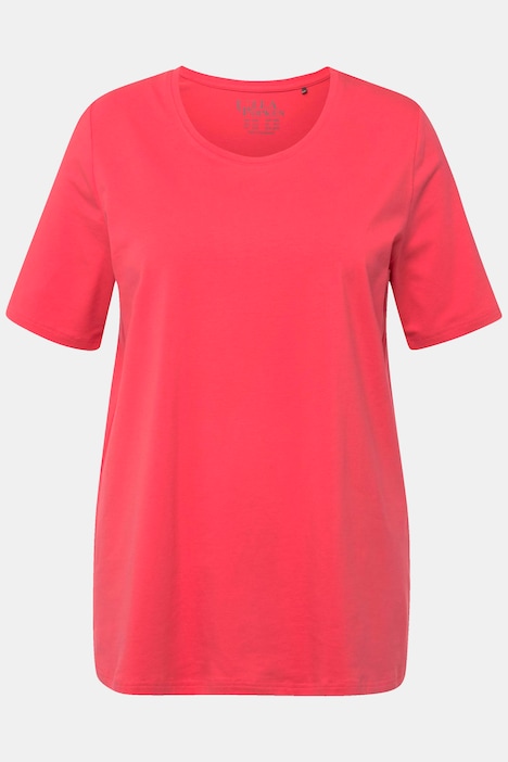 T-Shirt, A-Linie, Rundhalsausschnitt, Halbarm