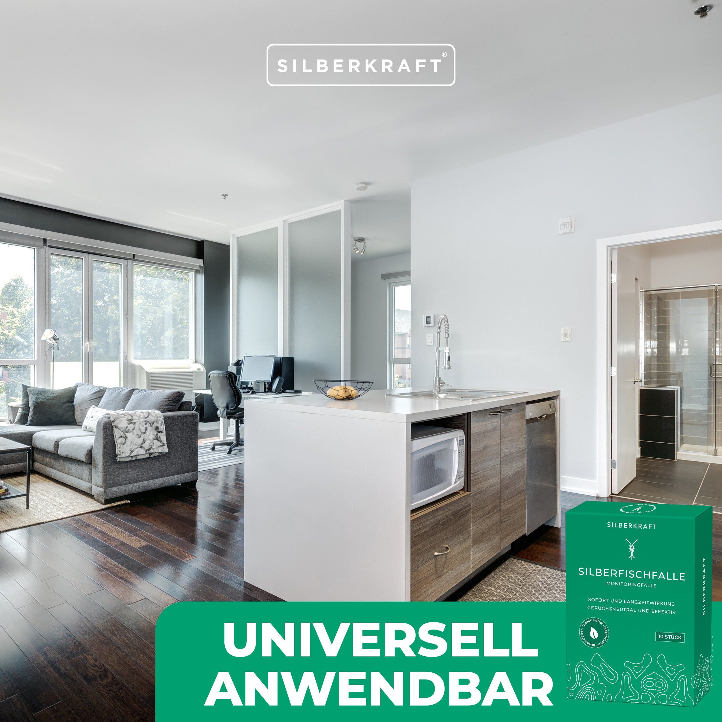 SILBERKRAFT Silberfischfallen