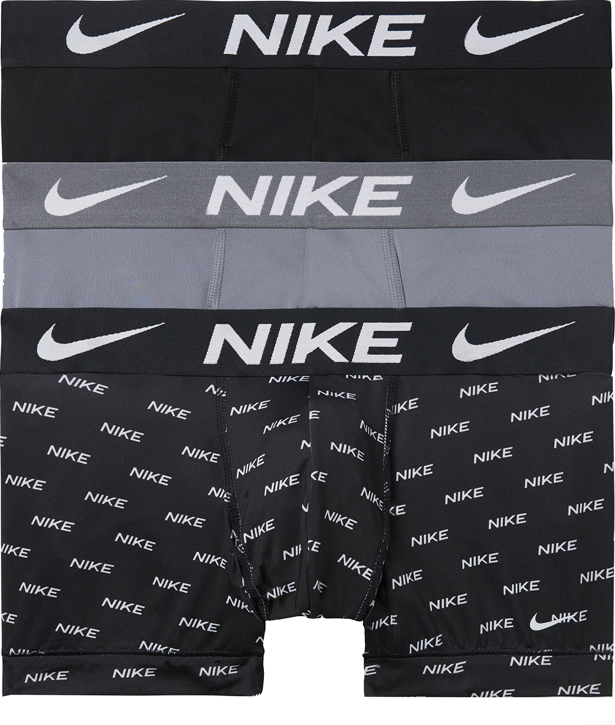 Nike Trunk 3er Pack Grau Schwarz F9SC