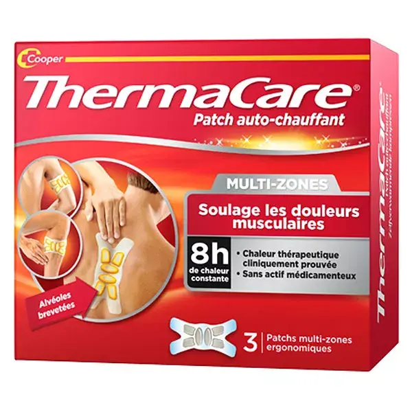 Adesivo autoaquecido Thermacare para áreas específicas - 3 unidades