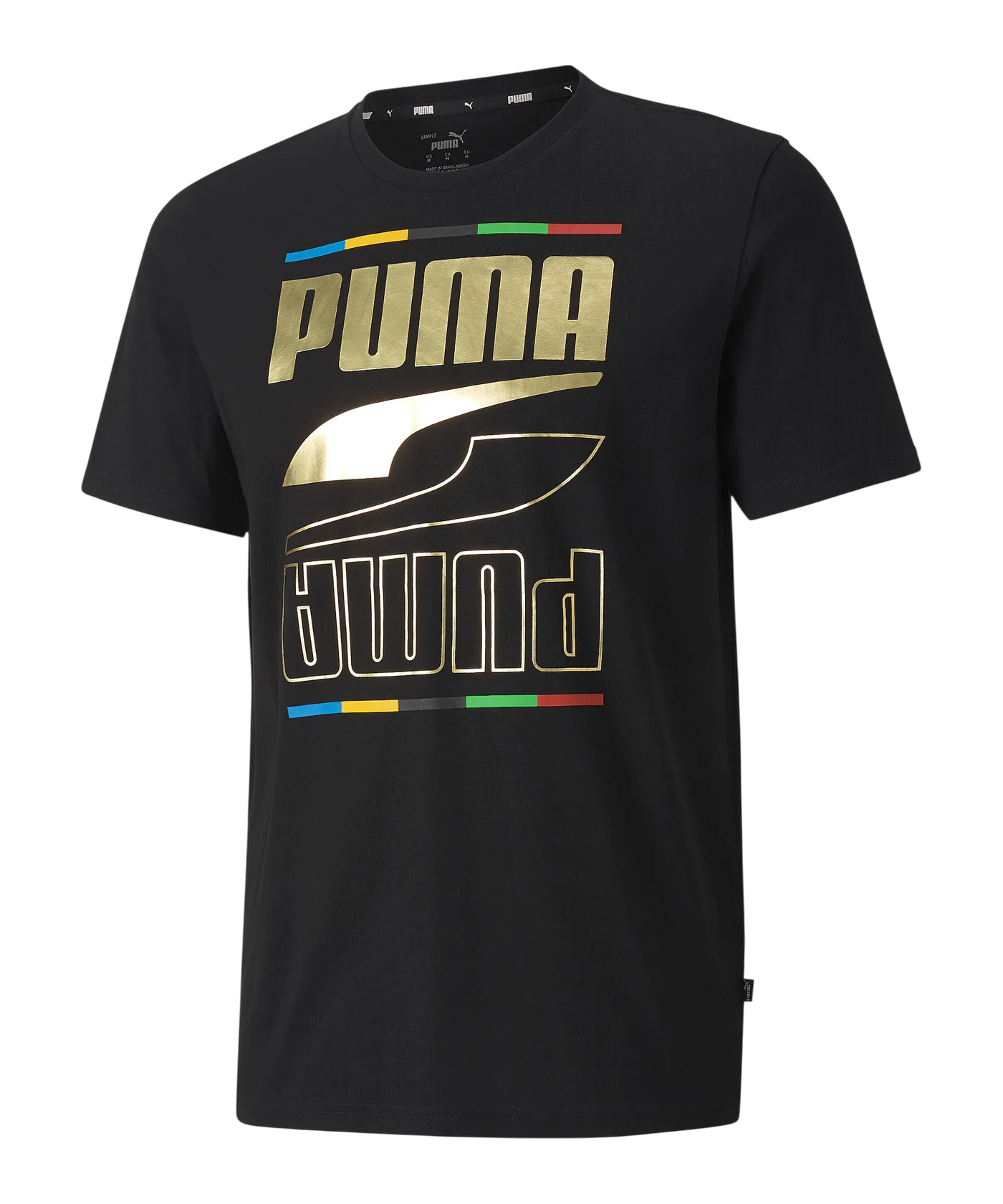 PUMA Rebel 5 Continents T-Shirt Schwarz F01