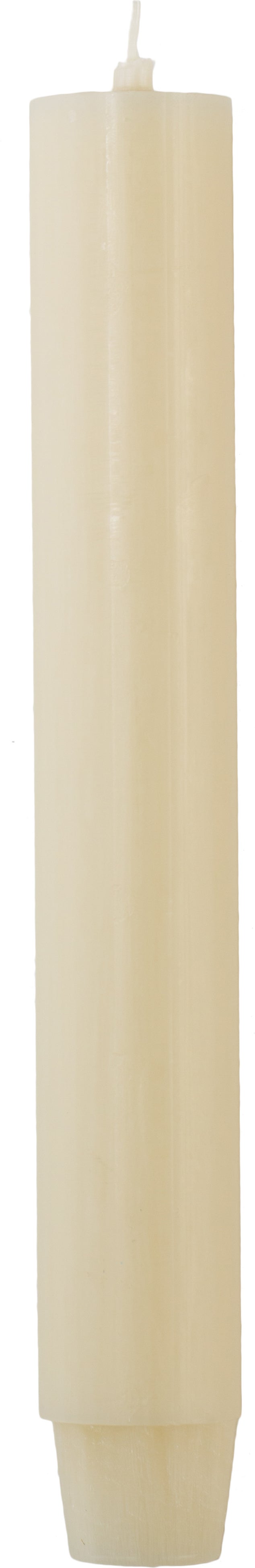 Rustik Lys dinerkaars crème 12,5 uur D 2,6 H 18,5 cm