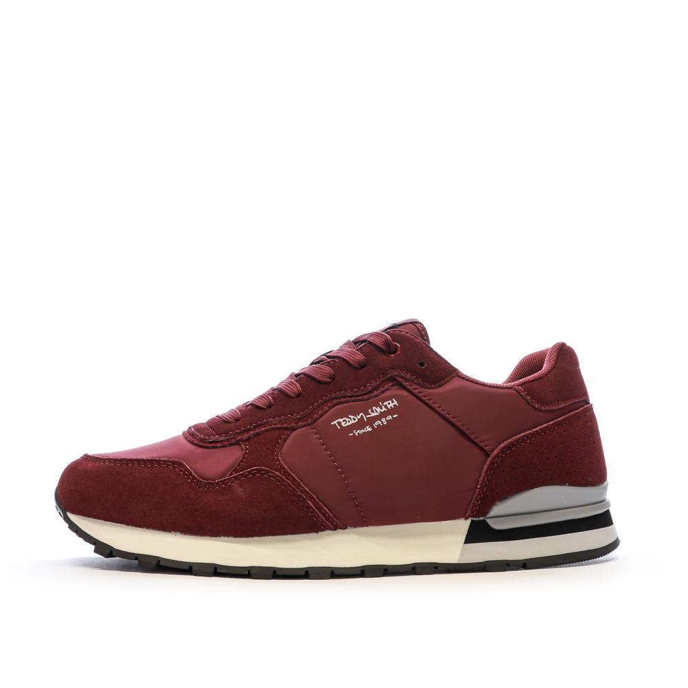 Teddy Smith Baskets Rouge bordeaux Homme Teddy Smith Yellow