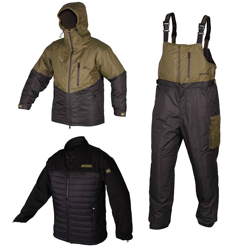 Ensemble Veste Et Pantalon Homme Grade Layered 3 In 1 Thermal Suit - Noir/Kaki