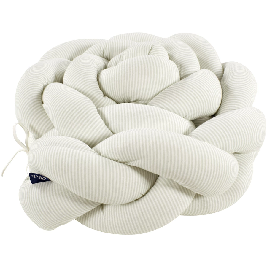 Alvi® Nestchenschlange geflochten Cotton Smoky Stripe