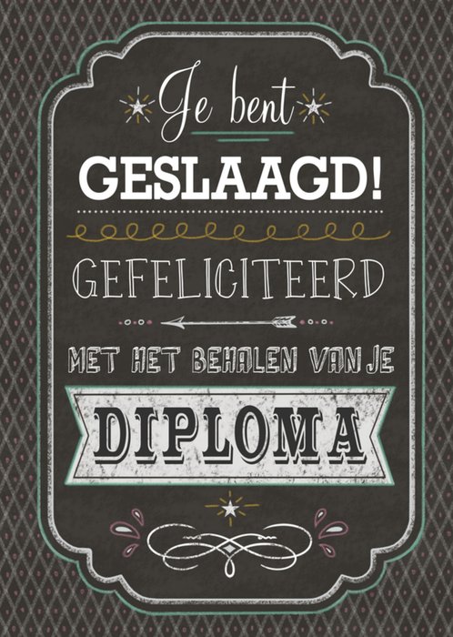 TMS | Geslaagd kaart | diploma