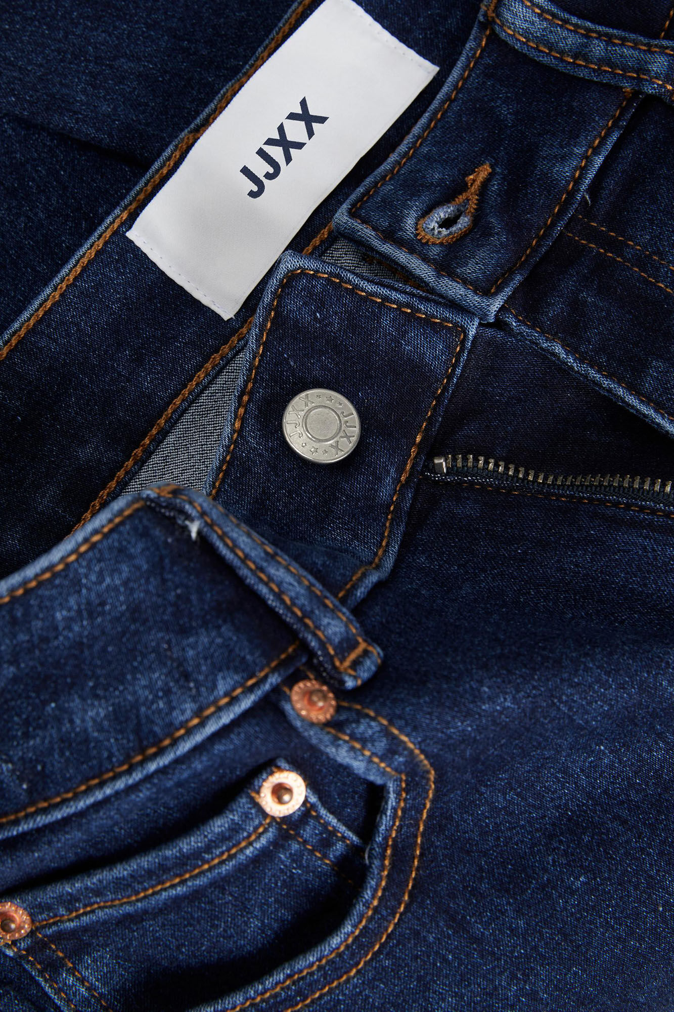 calça jeans skinny azul médio