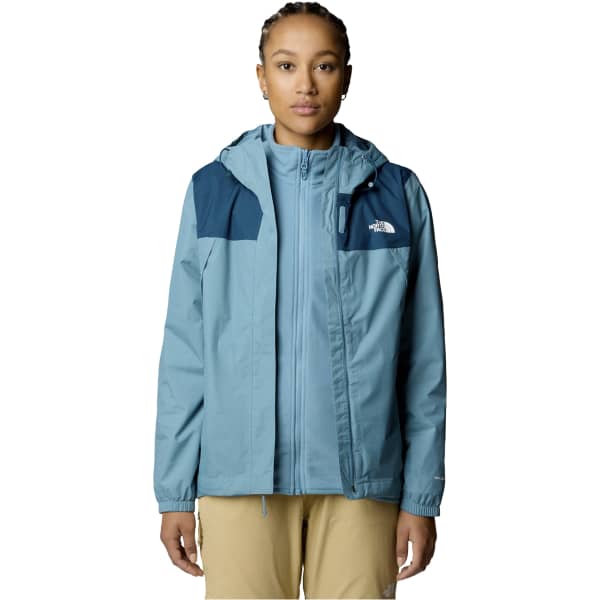 Veste randonnée THE NORTH FACE W ANTORA JACKET ALGAE BLUE/MIDNIGHT PETROL