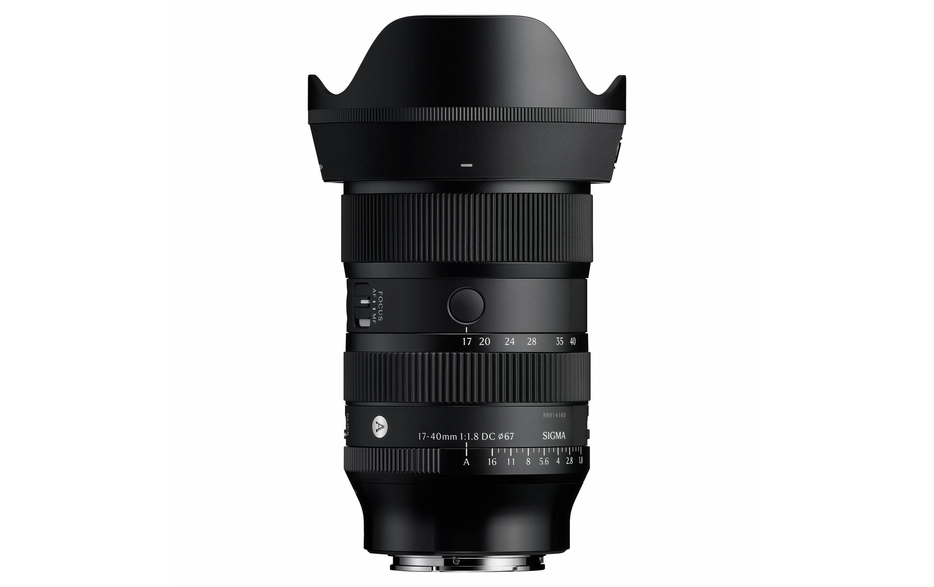Zoomobjektiv 17-40mm F/1.8 DC Art Sony E-Mount<br>Standard-Zoomobjektiv mit grosser Blendenöffnung