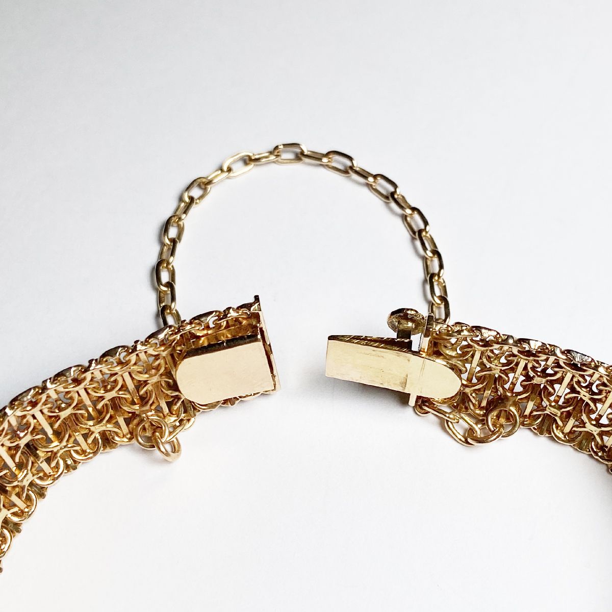 Bracelet d'occasion or 750 rose 18 cm