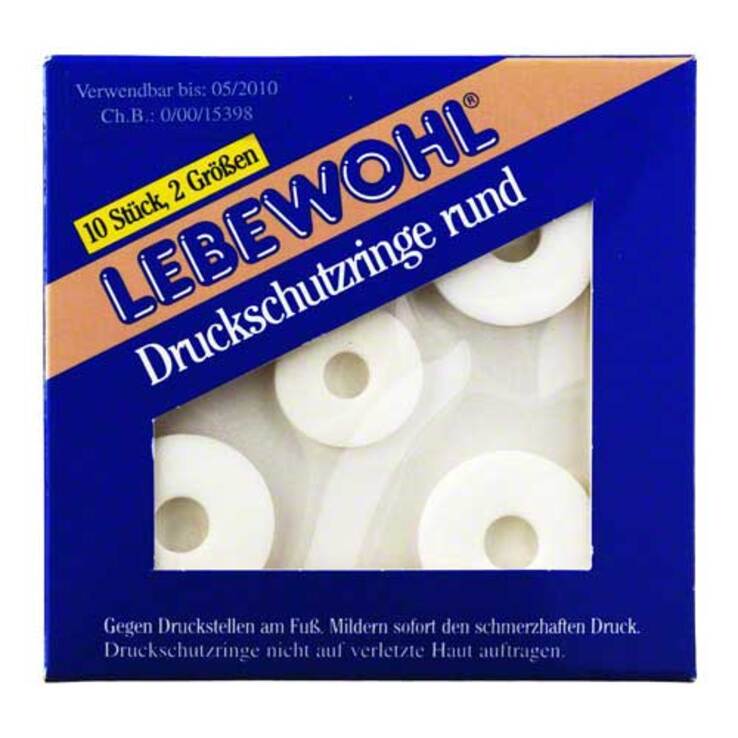 Lebewohl Druckschutzringe ru, 10 St