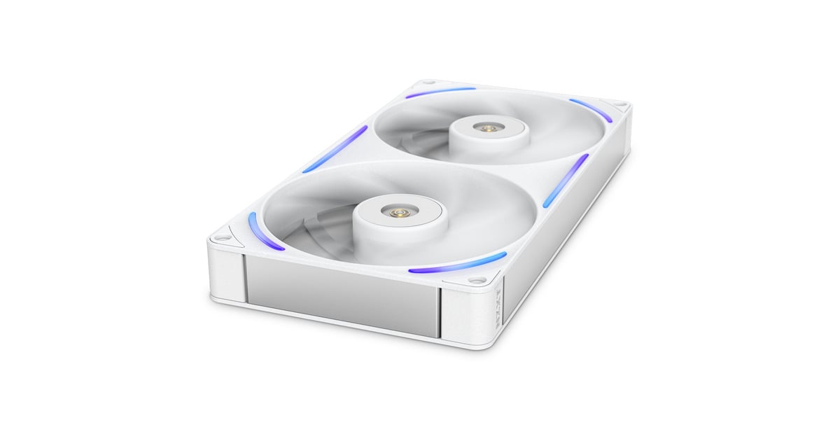 NZXTPerformance Fan F280X RGB case fans  (Wit, 2 stuks, 280 x 140 x 30 mm, PWM)