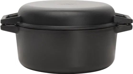 Boretti - Solido Dutch Oven - Gietijzer - Inclusief Grilldeksel