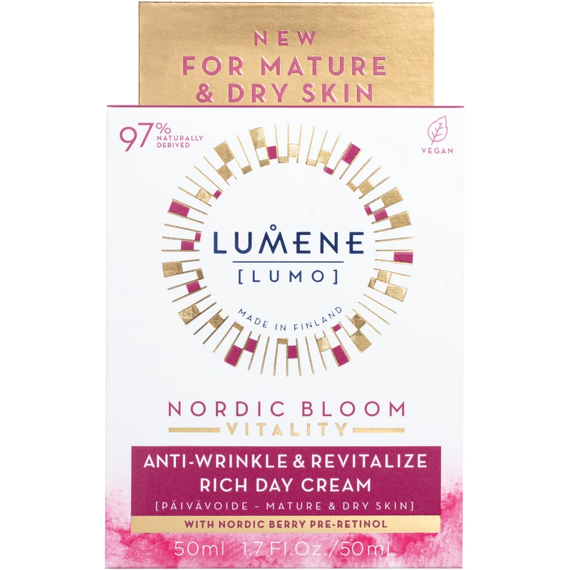 Lumene Nordic Bloom Vitality Anti-Wrinkle & Revitalize Rich Day Cream 50 ml