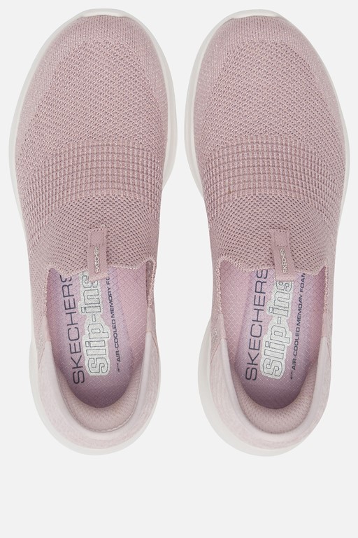 Skechers Hands Free Ultra Flex Instappers roze