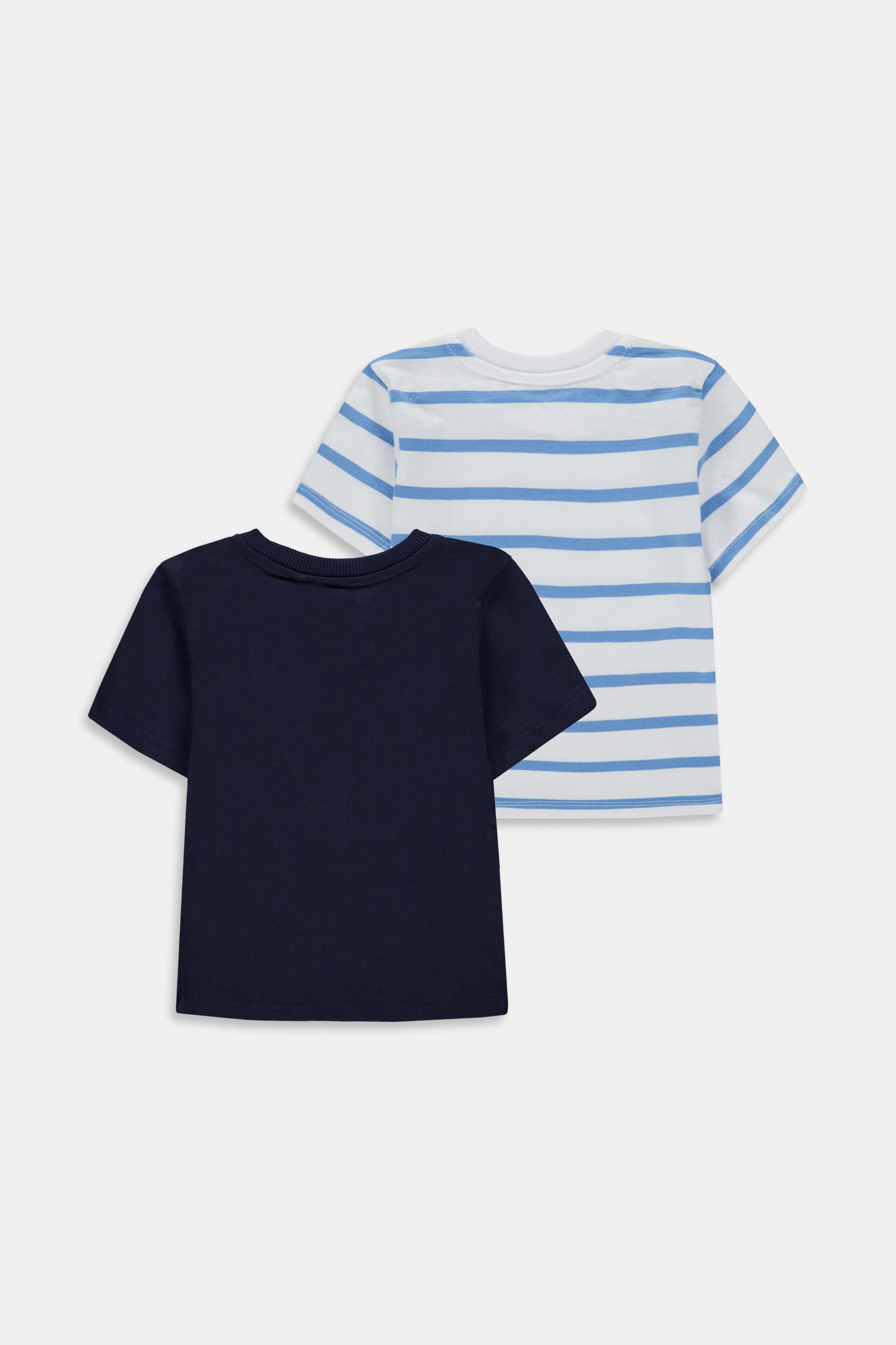 Lot de 2 t-shirts à imprimé logo
