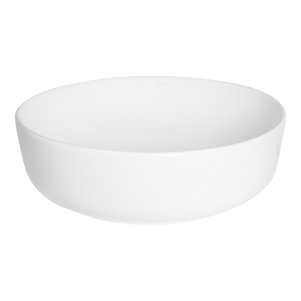 Kerra 98 waskom rond glans wit 41.5x41.5x13cm