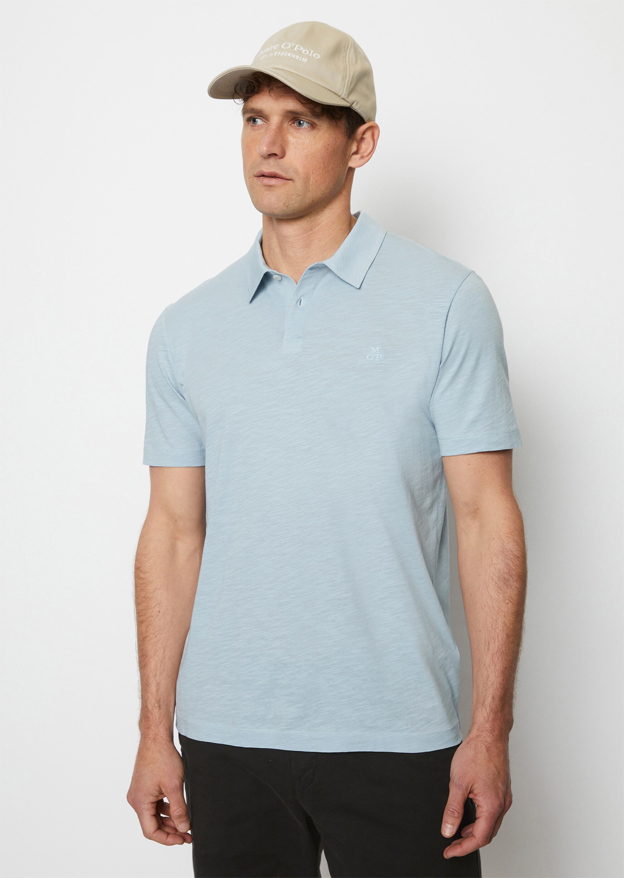 Poloshirt Jersey shaped aus reiner Bio-Baumwolle
