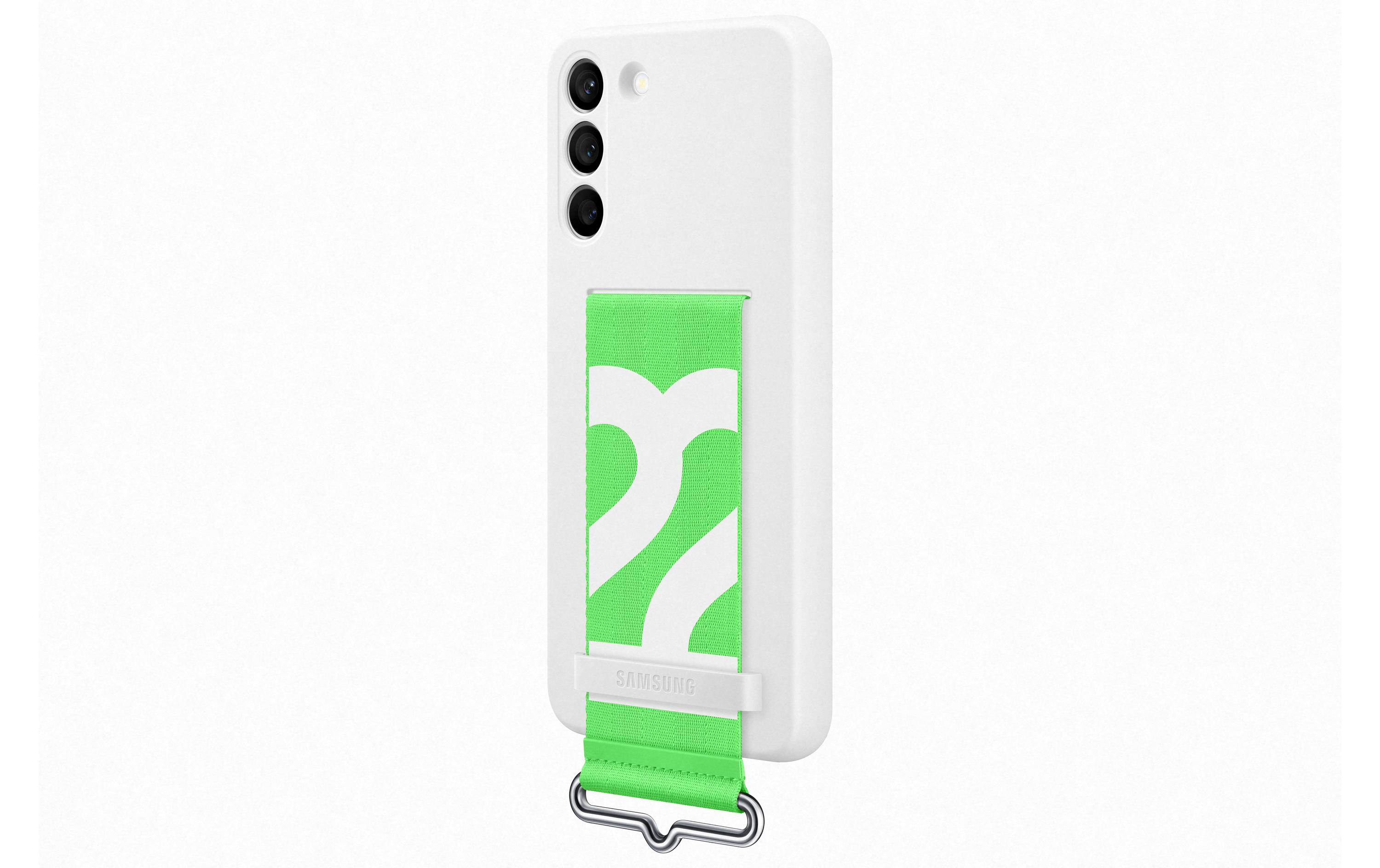 Back Cover EF-GS906 Silicone Galaxy S22+ mit RiemenSilikon-Schutzhülle mit Riemen für das Samsung Galaxy S22+ 5G