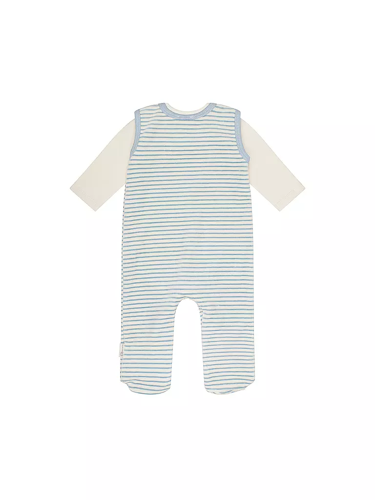 STEIFF Baby Strampler Set 2 teilig hellblau