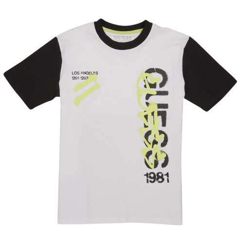 Guess - OVERSIZE SS T SHIRT - Blanc