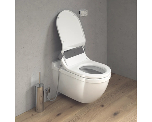 DURAVIT Starck 3 douchetoilet, diepe spoeling, met rand, glanzend wit, zonder toiletzitting, 2226590000