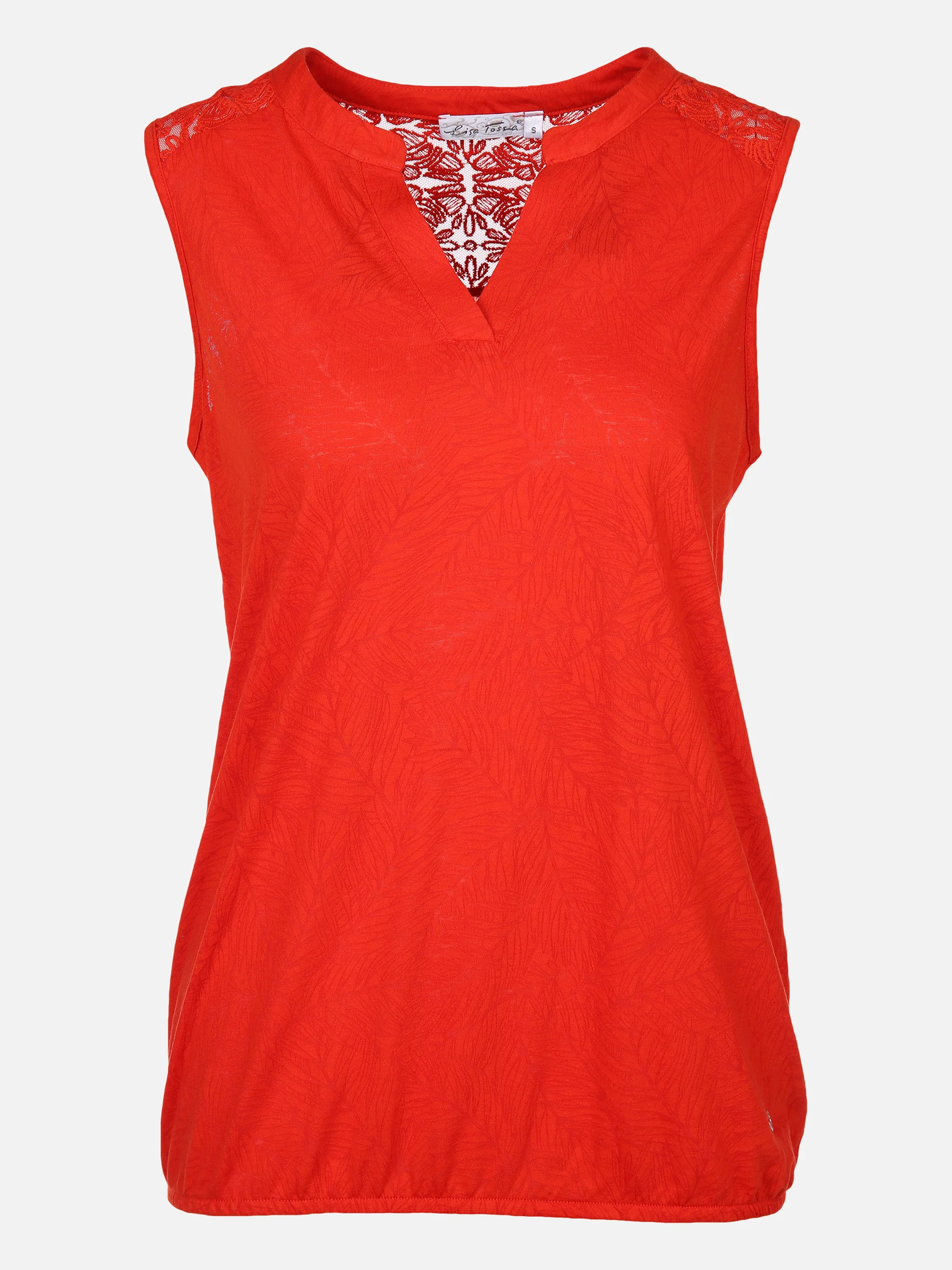 Damen Top mit Spitze und Gummibund