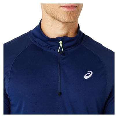 Haut 1/2 zip Asics Road Lite-Show Bleu Homme