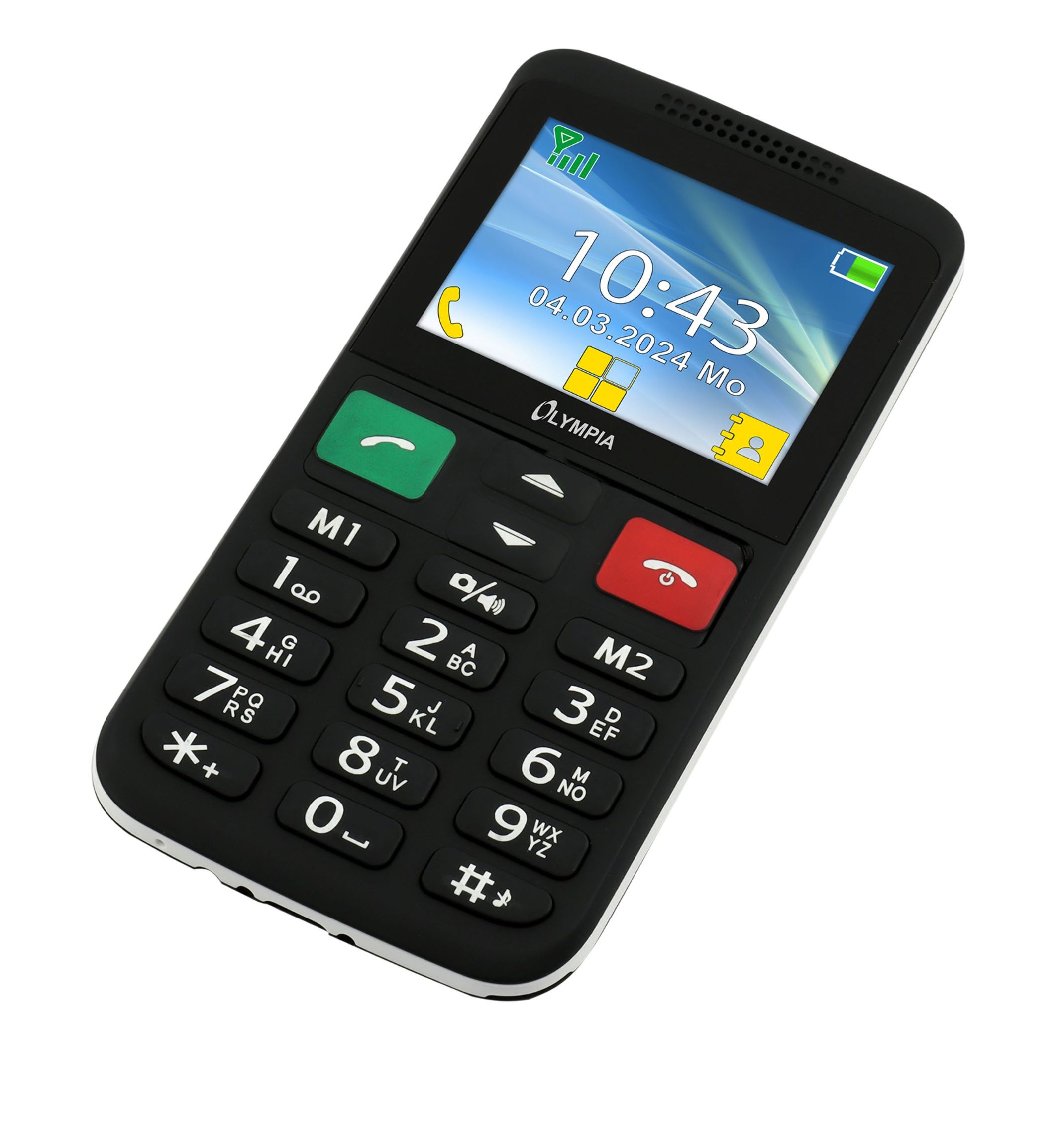 Komfort-Mobiltelefon LUX Großtasten 2,4