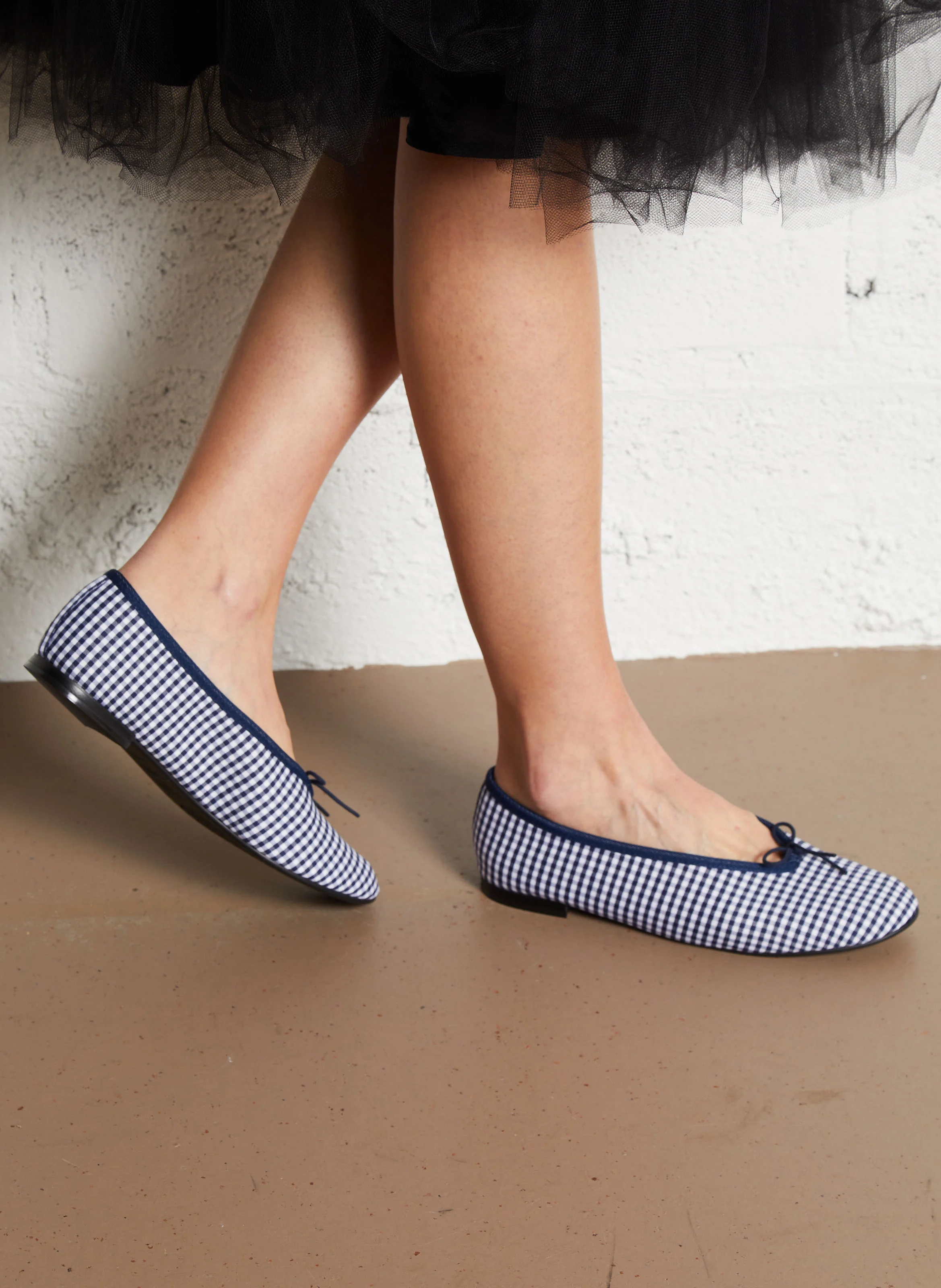 LILOUH - Ballerines en cuir | Bleu