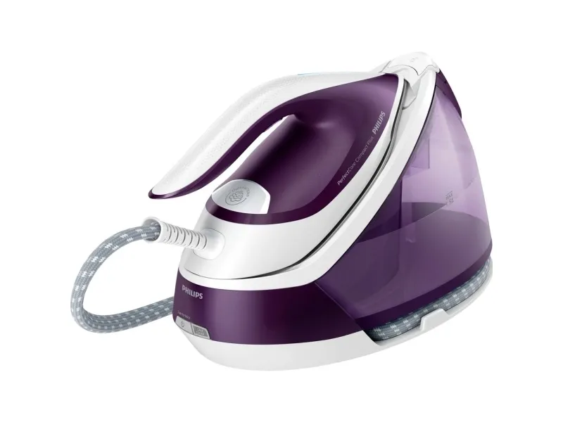 Philips PerfectCare Compact Plus GC7933 - Dampstrygejern med automatisk afbrydelse - såleplade: SteamGlide Plus - 2400 W - magisk lilla