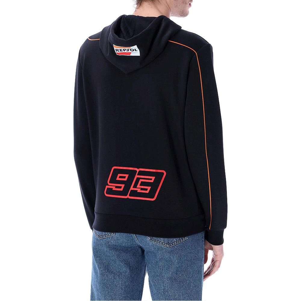 marc marquez - Sweat zippé à capuche Dual 93 Repsol Bleu