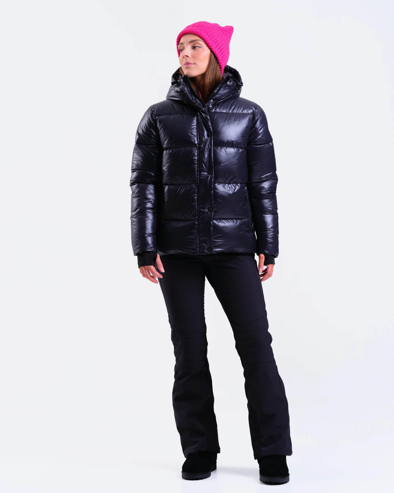 Bumpro Glow Oversized Puffer Jacket Black\Navy