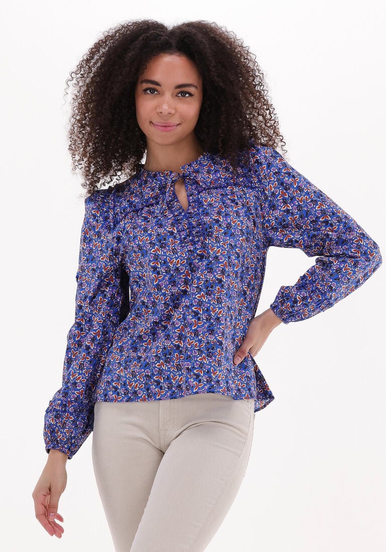 MOLIIN kobalt moliin blouse philippa