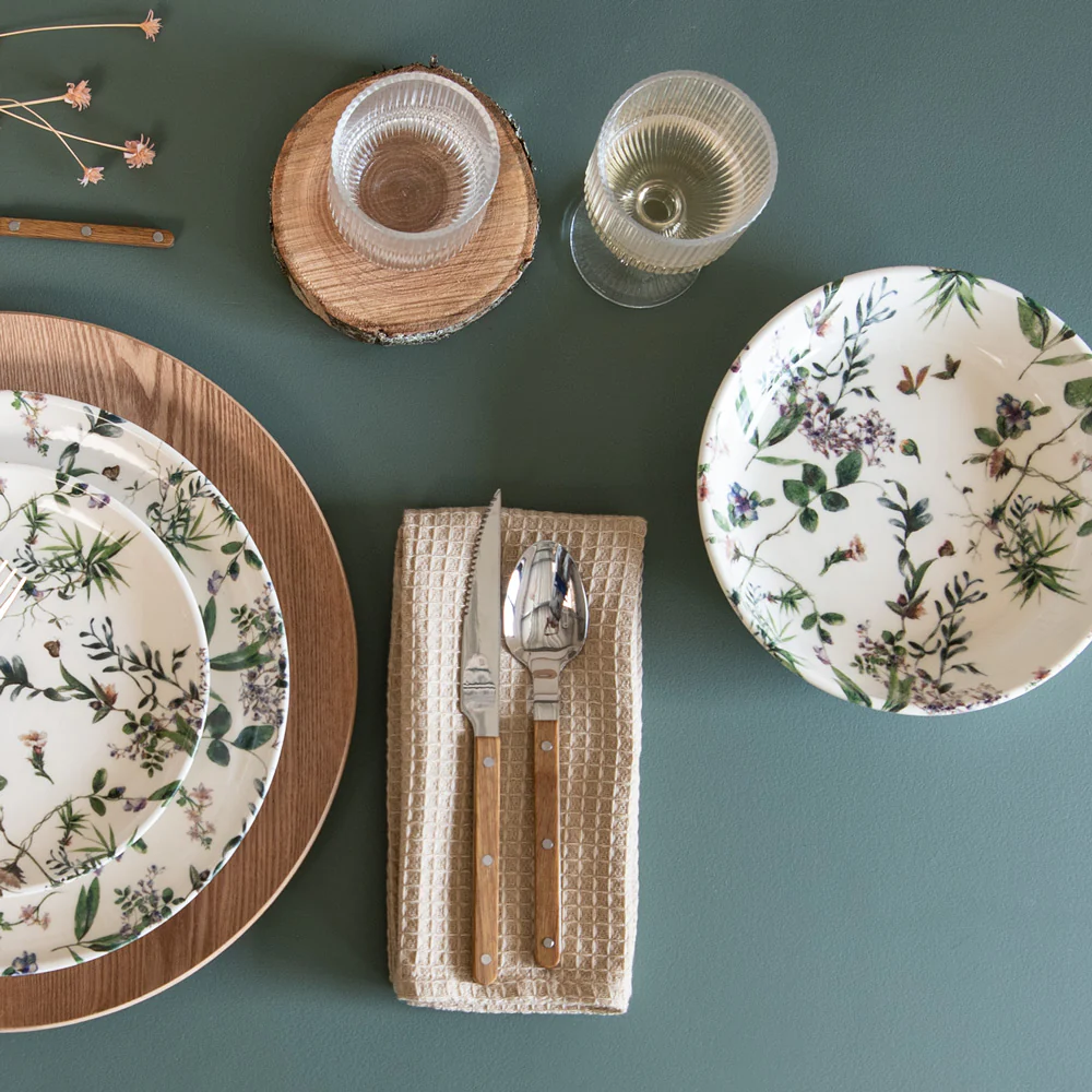 Assiette creuse Champêtre 19 cm (lot de 6) Table passion
