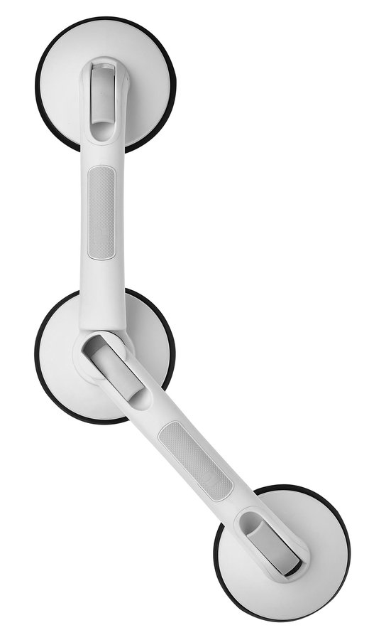Sapho Handicap verplaatsbare badgreep met verstelbare hoek 60cm wit glans