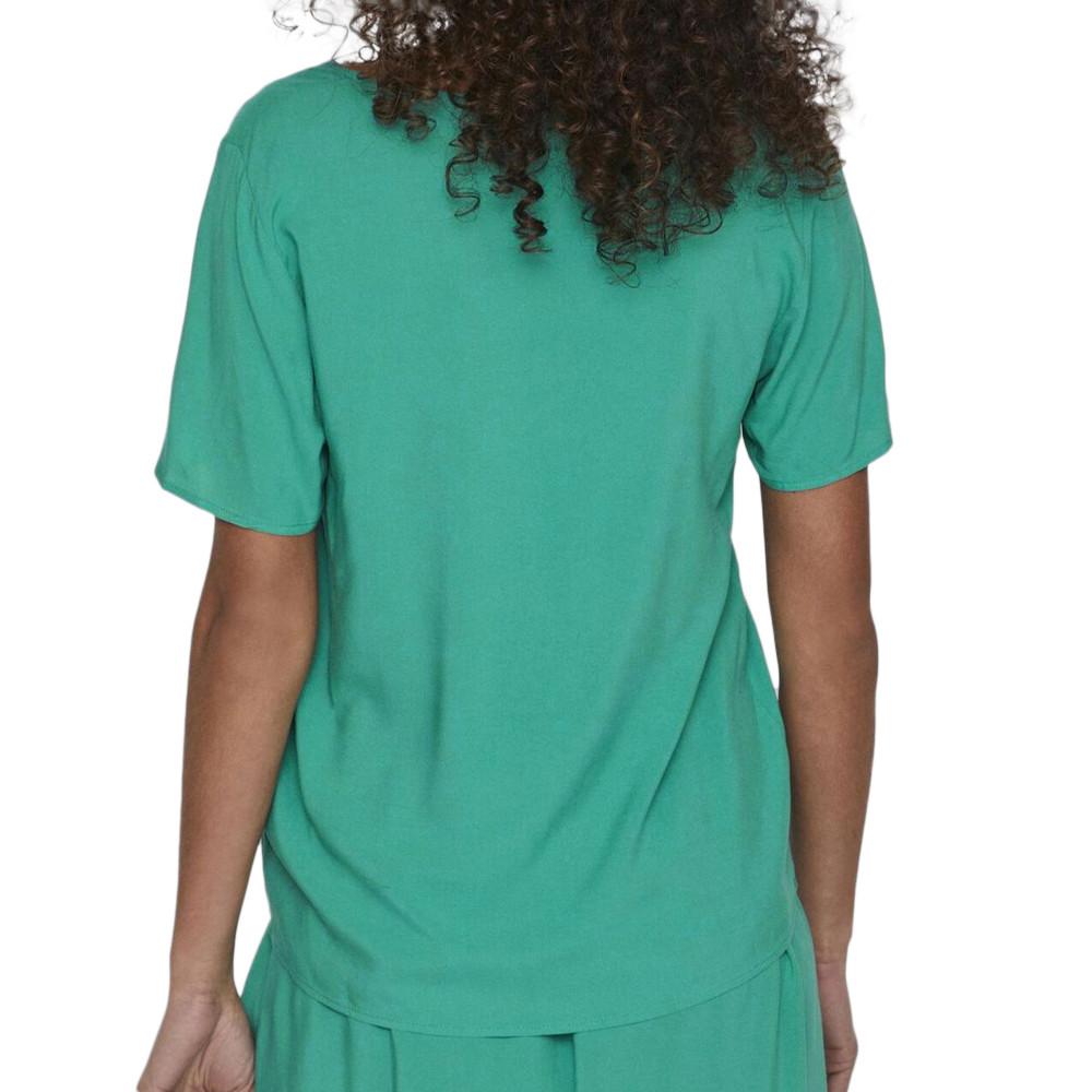 Vila T-Shirt Vert Femme Vila Vipaya