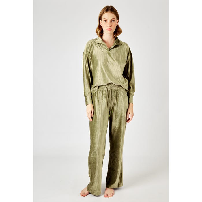 inSua-Loungewear ribbels sweater velours - InSua