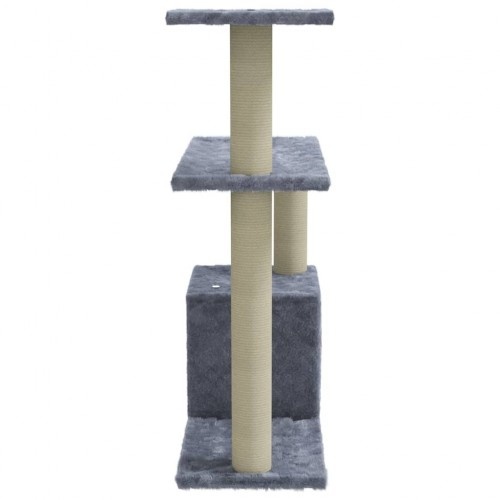Arranhador para gatos Vidaxl em sisal cinza