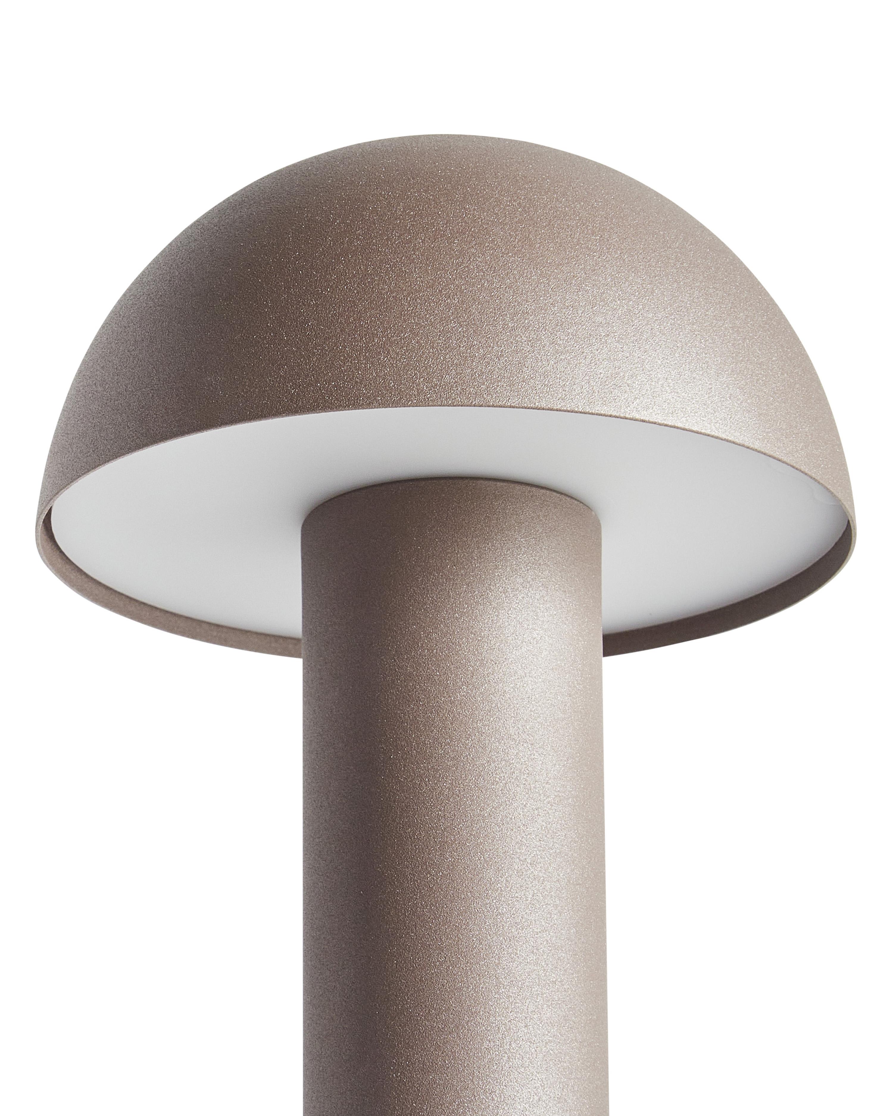 LED draadloze tafellamp BOJO met dimmer Metaal Bruin