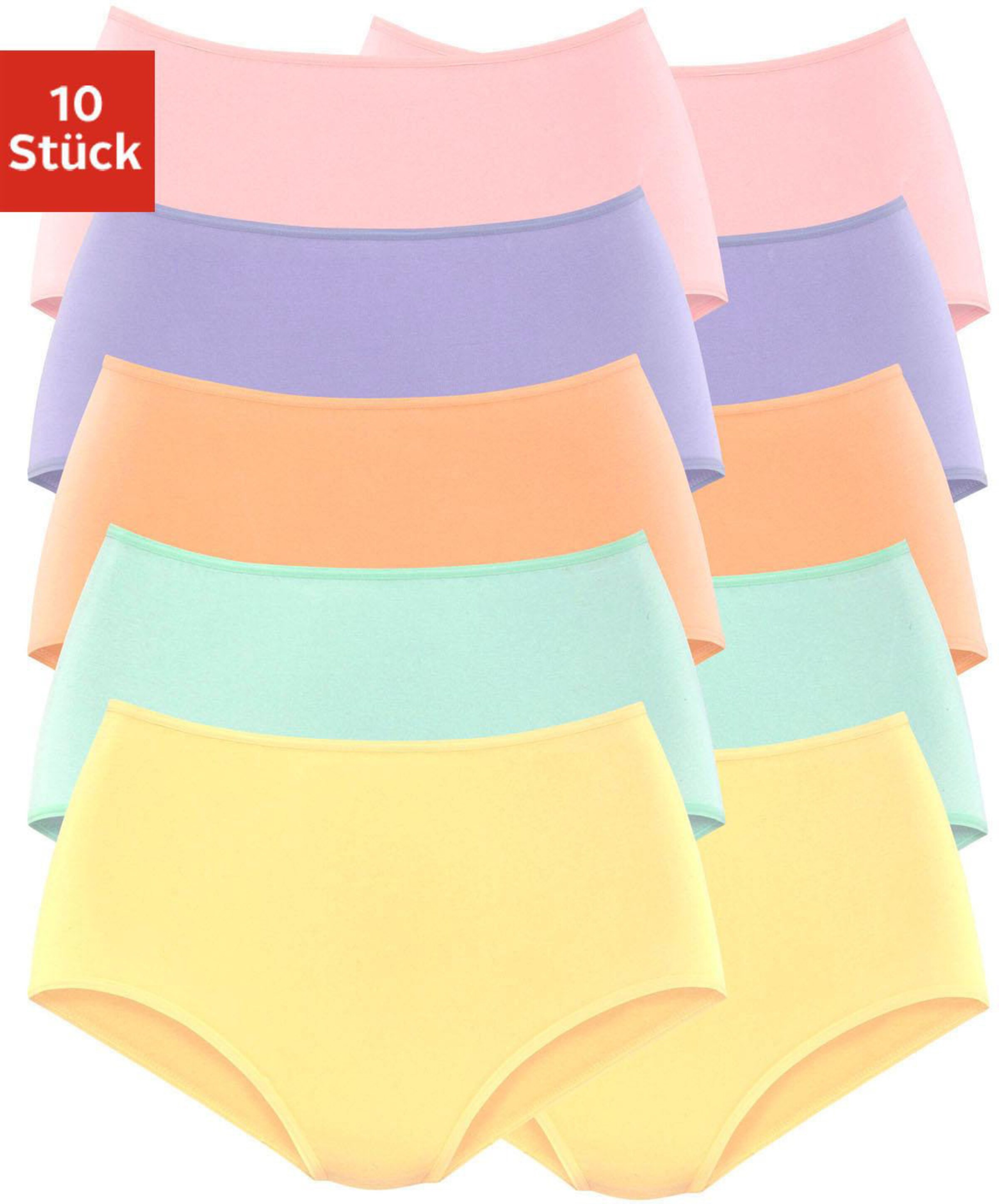 petite fleur Taillenslip in rosa, lila, orange, grün, gelb