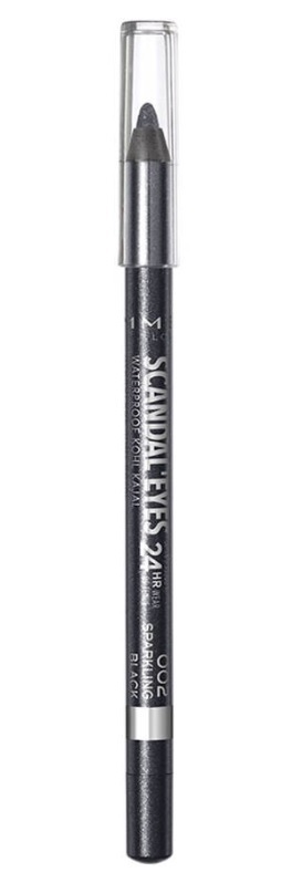 Rimmel London Oogpotlood Waterproof 002 Black Sparkle 1 stuk