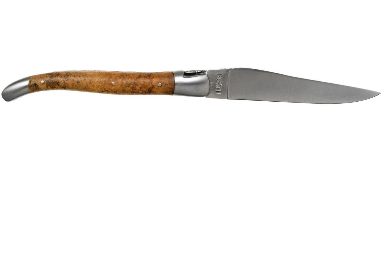 Laguiole en Aubrac 12cm teakhout handgevijld L0212LKH/FSB1 Laguiolemes