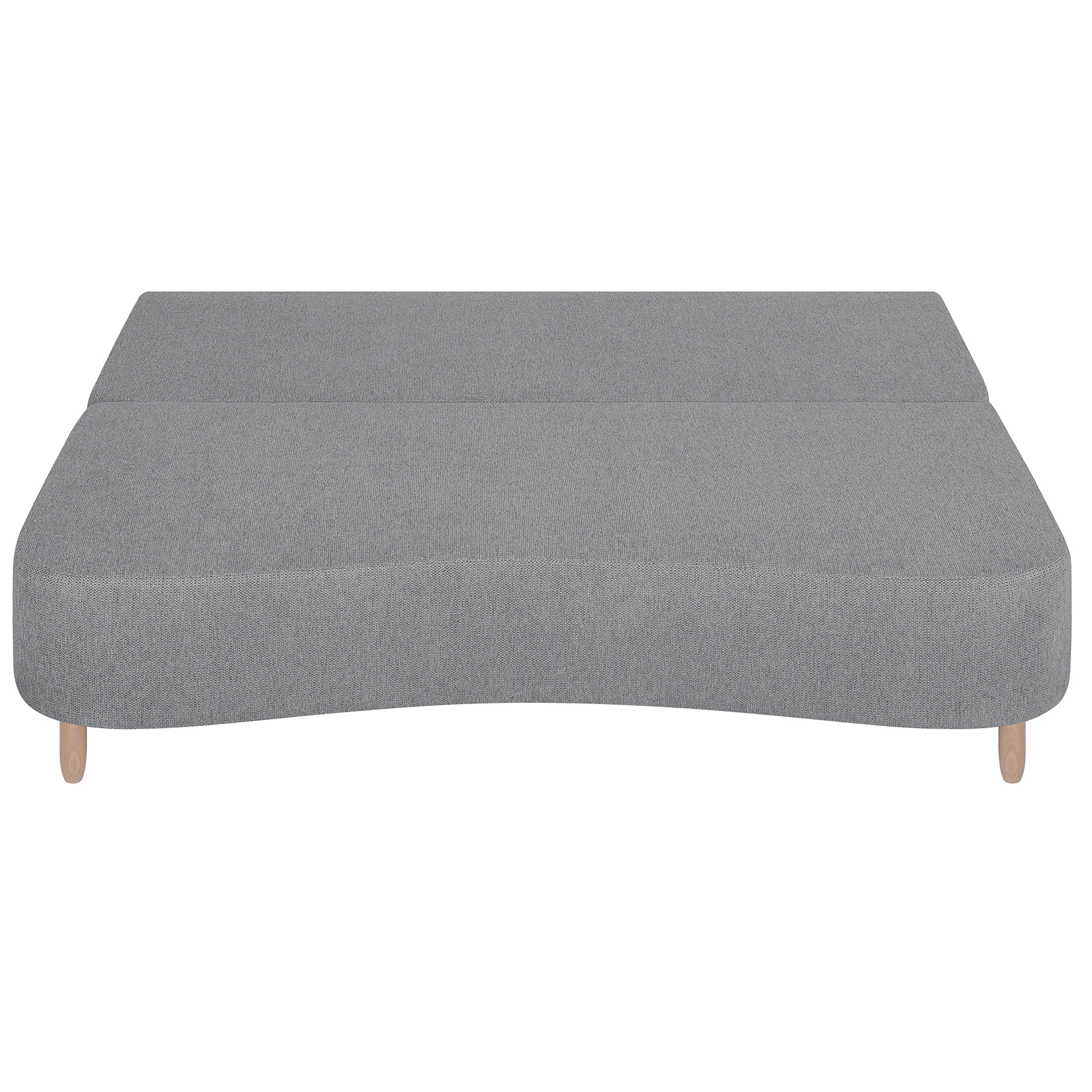 Schlafsofa - taupe - Federkern - Staukasten
